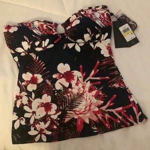 Brand new Tommy Hilfiger swim tube top UV protection